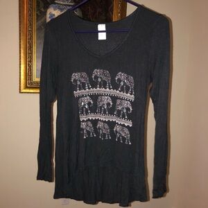 Elephant long sleeve ladies size medium​